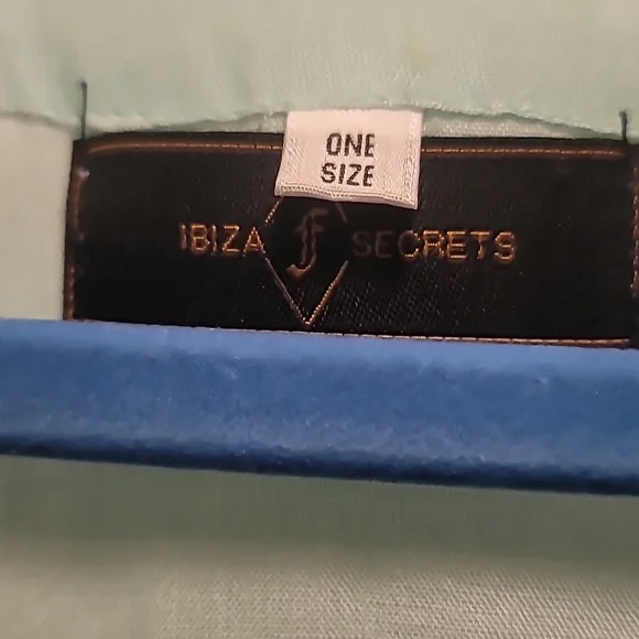 Embroidered Seafoam Swimsuit Coverup With Fringed Hem Pink And Coral One Size - Picture 5 of 10